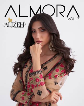Almora Vol 7 By Alizeh Designer Partywear Salwar Kameez Collection